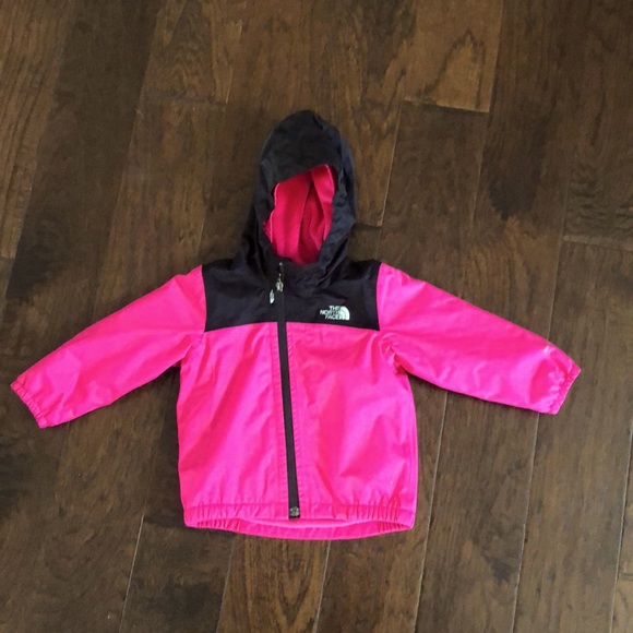 HOT Rain Jacket Girls Pink North Face Coat Pink North Face